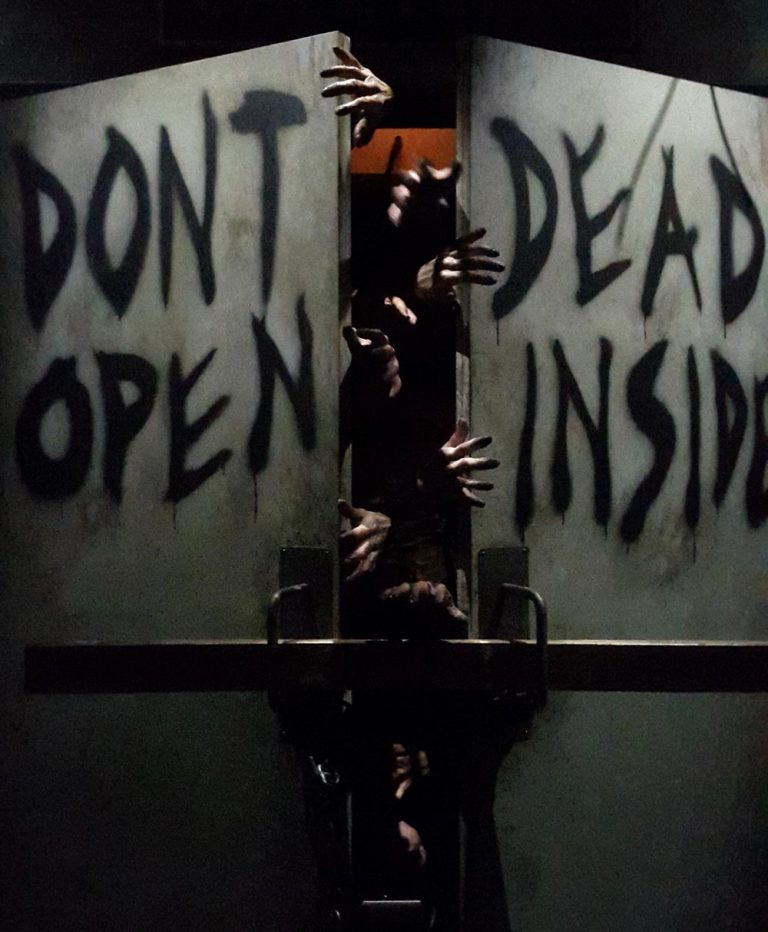 the walking dead universal studios interior